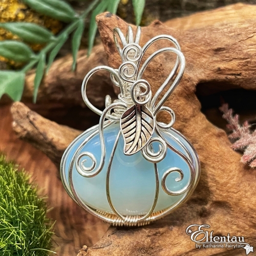 glücksbringer Kette by ELfentau Glück Kürbis Märchen Schmuck