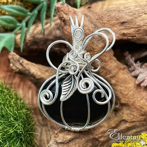 glücksbringer Kette by ELfentau Glück Kürbis Märchen Schmuck