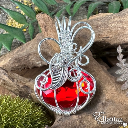 glücksbringer Kette by ELfentau Glück Kürbis Märchen Schmuck