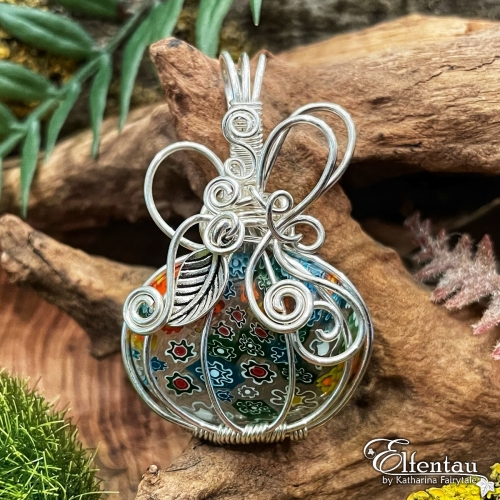 glücksbringer Kette by ELfentau Glück Kürbis Märchen Schmuck