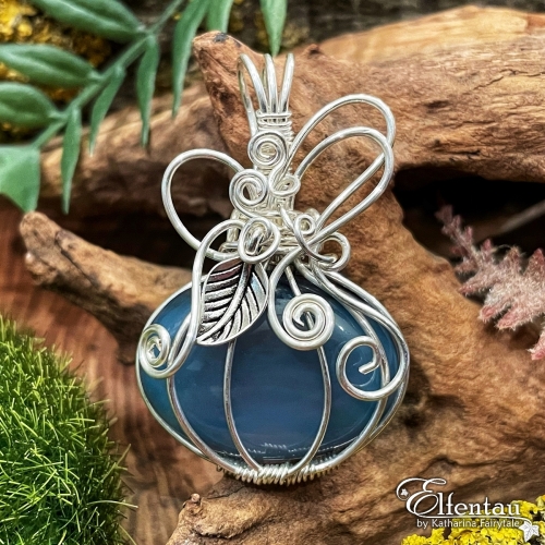 glücksbringer Kette by ELfentau Glück Kürbis Märchen Schmuck