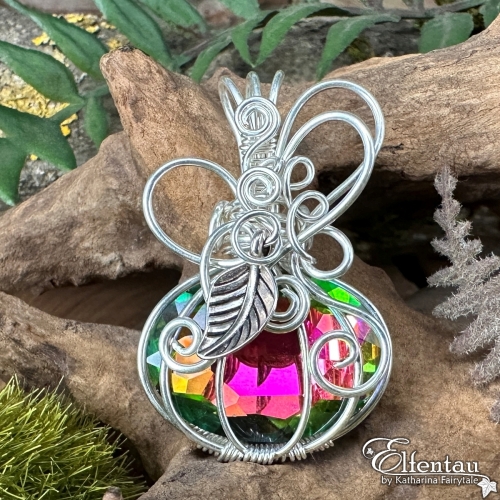 glücksbringer Kette by ELfentau Glück Kürbis Märchen Schmuck