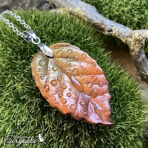 herbst schmuck herbstliche kette anhänger